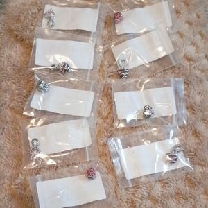 9 Assorted Jewelry Charms - LOT